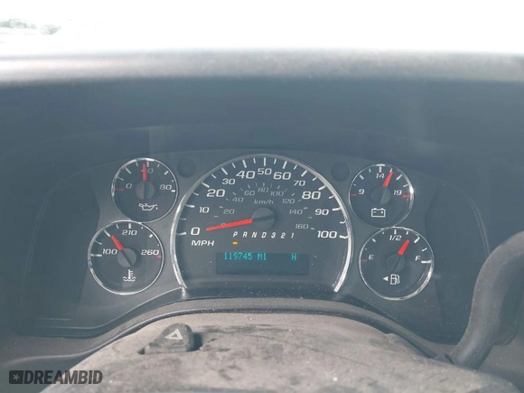 2014 Chevrolet Express Cargo Van with VIN 1GCSGAFX4E1139371, listed as a IAAI auction lot 41282045 with 119,745 mi miles. Bid and sale history available at carsss.com. Image 7.