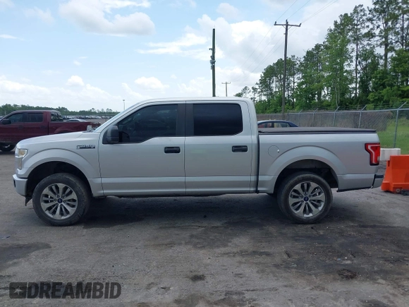 2017 Ford F-150 XL with VIN 1FTEW1EP3HFC11699, listed as a IAAI auction lot 42450046 with 106,664 mi miles and . Bid and sale history available at DreamBid. Image 14.