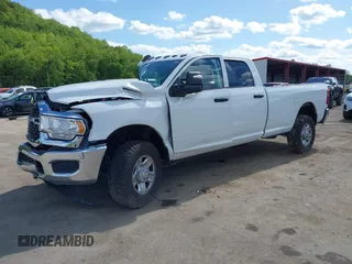 2023 Ram 2500 Tradesman with VIN 3C6UR5HJ9PG564714, listed as a IAAI auction lot 42118104 with 18,111 mi miles and . Bid and sale history available at DreamBid. Image 2.