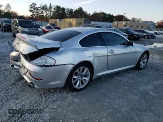 2010 BMW 6 Series 650i with VIN WBAEA5C56ACV85218, listed as a Copart auction lot 82591834 with 144,614 mi miles and Salvage Title. Bid and sale history available at carsss.com. Image 3.