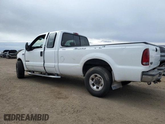 2002 Ford F-250 XL with VIN 1FTNX20F02EB92592, listed as a Copart auction lot 55834145 with 299,524 mi miles and Salvage title. Bid and sale history available at DreamBid. Image 2.
