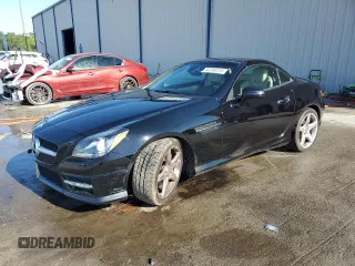 2016 Mercedes-Benz SLK 300 with VIN WDDPK3JA2GF116010, listed as a Copart auction lot 53299315 with 50,295 mi miles and Salvage Title. Bid and sale history available at DreamBid. Image 1.