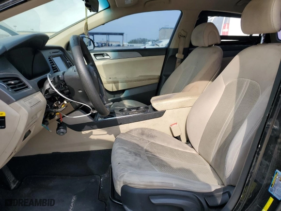 2017 Hyundai Sonata 2.4L with VIN 5NPE24AFXHH546698, listed as a Copart auction lot 51631575 with 0 mi miles and Clean Title. Bid and sale history available at carsss.com. Image 7.
