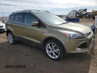 2013 Ford Escape Titanium with VIN 1FMCU9J96DUB55231, listed as a Copart auction lot 44818205 with 79,595 mi miles and Salvage title. Bid and sale history available at DreamBid. Image 4.