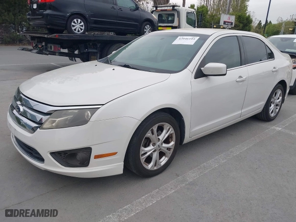 2012 Ford Fusion SE with VIN 3FAHP0HA1CR213951, listed as a IAAI auction lot 42046104 with 163,511 mi miles. Bid and sale history available at carsss.com. Image 2.