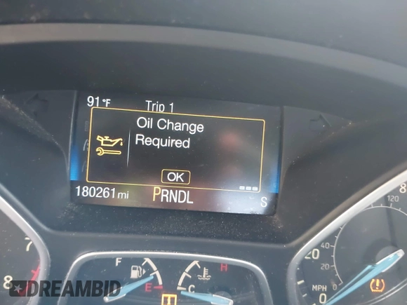 2016 Ford Focus SE with VIN 1FADP3F27GL264452, listed as a IAAI auction lot 41842240 with 180,261 mi miles. Bid and sale history available at carsss.com. Image 7.