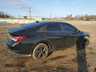 2021 Hyundai Elantra SEL with VIN 5NPLS4AG5MH032560, listed as a Copart auction lot 42574105 with 44,075 mi miles and Salvage Title. Bid and sale history available at carsss.com. Image 3.