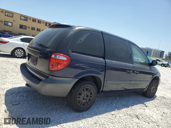 2005 Dodge Caravan SE z VIN 1D4GP25B25B414184, wystawiony jako Copart lot #55027705 z przebiegiem 156 563 mil mil oraz Szkoda całkowita • Salvage title. Historia ofert i sprzedaży dostępna na DreamBid. Obrazek 3.