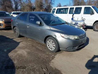 2012 Kia Forte EX with VIN KNAFU4A2XC5586670, listed as a IAAI auction lot 41233201 with 329,952 mi miles. Bid and sale history available at carsss.com. Image 1.