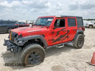 2023 Jeep Wrangler Sport S with VIN 1C4HJXDN9PW509722, listed as a Copart auction lot 62775065 with 29,935 mi miles and Salvage title. Bid and sale history available at DreamBid. Image 1.
