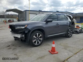 2024 Honda Pilot Touring with VIN 5FNYG1H71RB036980, listed as a Copart auction lot 47827115 with 5,646 mi miles and Salvage Title. Bid and sale history available at carsss.com. Image 1.