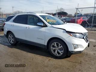 2018 Chevrolet Equinox Premier with VIN 3GNAXMEV1JS596362, listed as a Copart auction lot 44212615 with 54,173 mi miles and Salvage Title. Bid and sale history available at carsss.com. Image 4.