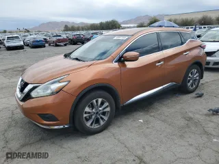 2015 Nissan Murano S with VIN 5N1AZ2MG7FN248914, listed as a Copart auction lot 49087385 with 107,651 mi miles and Salvage Title. Bid and sale history available at carsss.com. Image 1.