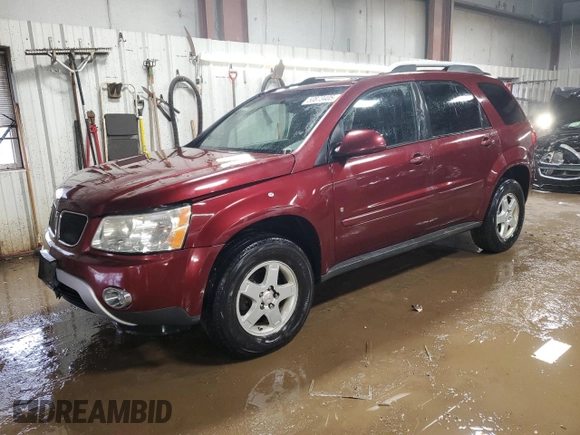 2008 Pontiac Torrent z VIN 2CKDL33F886309821, wystawiony jako Copart lot #50873405 z przebiegiem 183 905 mil mil oraz Szkoda całkowita • Salvage title. Historia ofert i sprzedaży dostępna na DreamBid. Obrazek 1.