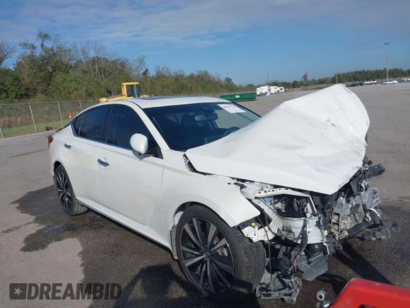 2019 Nissan Altima 2.5 Platinum with VIN 1N4BL4FV7KC219605, listed as a IAAI auction lot 40867438 with 80,208 mi miles. Bid and sale history available at carsss.com. Image 1.