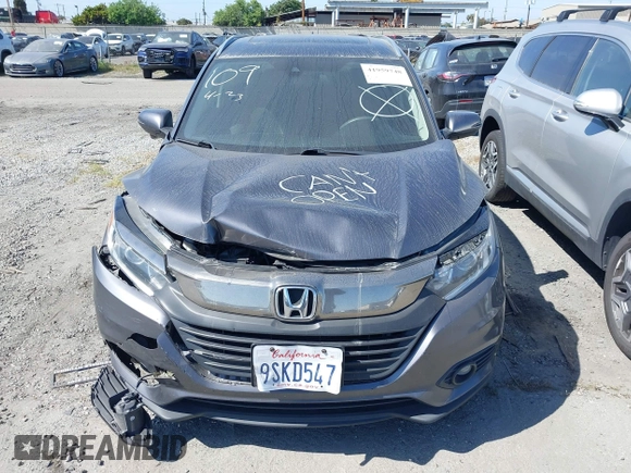 2019 Honda HR-V EX with VIN 3CZRU5H57KM726974, listed as a IAAI auction lot 41959748 with 62,065 mi miles. Bid and sale history available at carsss.com. Image 12.