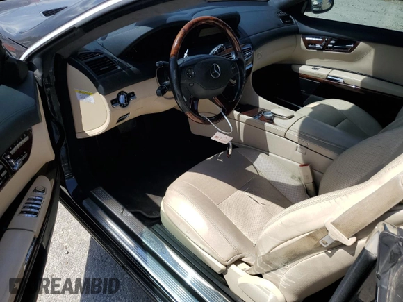 2007 Mercedes-Benz CL 5.5L V8 with VIN WDDEJ71X47A002366, listed as a Copart auction lot 50955625 with 216,096 mi miles and Salvage Title. Bid and sale history available at carsss.com. Image 8.