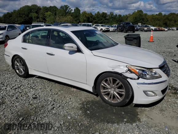 2014 Hyundai Genesis 3.8L with VIN KMHGC4DD4EU265431, listed as a Copart auction lot 73805934 with 209,667 mi miles and Salvage Title. Bid and sale history available at carsss.com. Image 4.