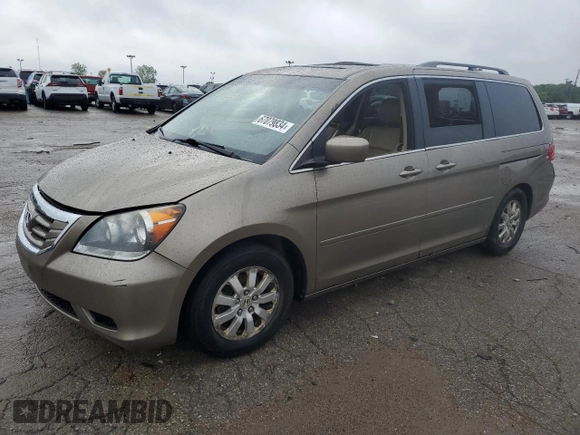 2010 Honda Odyssey EX-L with VIN 5FNRL3H6XAB093864, listed as a Copart auction lot 67587954 with 0 mi miles and Salvage Title. Bid and sale history available at carsss.com. Image 1.