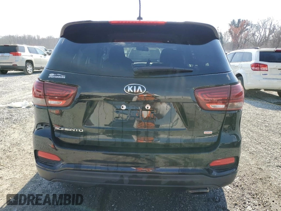 2019 Kia Sorento L with VIN 5XYPG4A36KG509811, listed as a Copart auction lot 49211895 with 133,388 mi miles and Salvage Title. Bid and sale history available at carsss.com. Image 6.