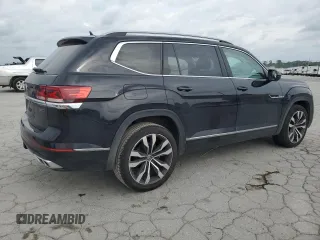 2022 Volkswagen Atlas SEL Premium R-Line with VIN 1V2FR2CA7NC518322, listed as a Copart auction lot 57671035 with 61,653 mi miles and Clean title. Bid and sale history available at DreamBid. Image 3.