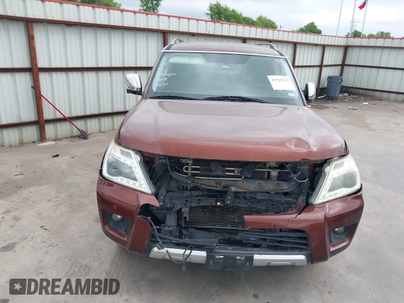 2018 Nissan Armada SL with VIN JN8AY2ND7J9050528, listed as a IAAI auction lot 41525232 with 106,179 mi miles and . Bid and sale history available at DreamBid. Image 21.