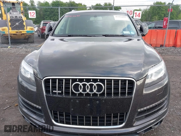 2014 Audi Q7 Premium Plus with VIN WA1LGAFE7ED001805, listed as a IAAI auction lot 42424693 with 92,720 mi miles and . Bid and sale history available at DreamBid. Image 6.