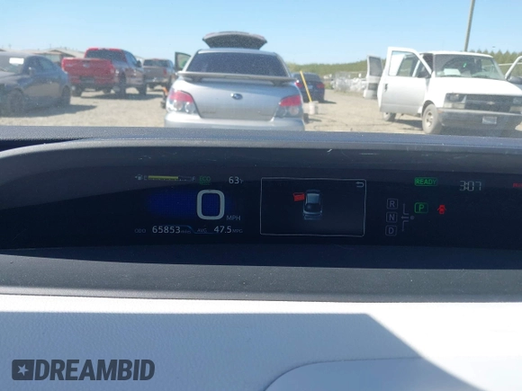2017 Toyota Prius Two with VIN JTDKBRFU7H3032469, listed as a IAAI auction lot 42097816 with 65,853 mi miles and . Bid and sale history available at DreamBid. Image 7.