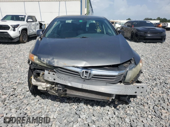 2012 Honda Civic LX z VIN 19XFB2F54CE379485, wystawiony jako Copart lot #60303675 z przebiegiem 156 462 mil mil oraz Czysty tytuł • Clean title. Historia ofert i sprzedaży dostępna na DreamBid. Obrazek 5.