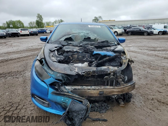 2016 Dodge Dart SXT z VIN 1C3CDFBB1GD741459, wystawiony jako Copart lot #57442315 z przebiegiem Nie podano mil oraz Czysty tytuł • Clean title. Historia ofert i sprzedaży dostępna na DreamBid. Obrazek 5.