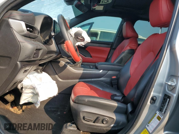 2022 Toyota Highlander XSE with VIN 5TDLZRBH7NS180107, listed as a Copart auction lot 58534725 with Not provided miles and Salvage title. Bid and sale history available at DreamBid. Image 7.