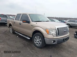 2011 Ford F-150 XL with VIN 1FTFW1CF1BFA69875, listed as a IAAI auction lot 41684694 with 218,884 mi miles. Bid and sale history available at carsss.com. Image 1.