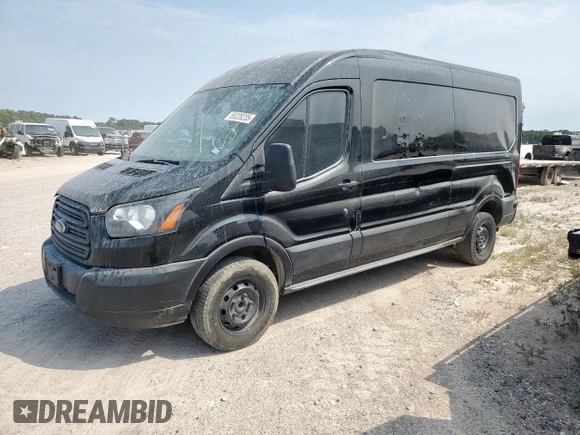 2019 Ford Transit with VIN 1FTYR2CM1KKA09221, listed as a Copart auction lot 56328235 with 223,051 mi miles and Salvage title. Bid and sale history available at DreamBid. Image 1.