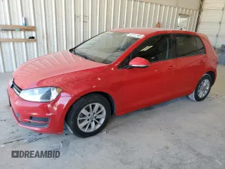 2015 Volkswagen Golf TSI SE z VIN 3VW217AU9FM098884, wystawiony jako Copart lot #52111165 z przebiegiem 124 946 mil mil oraz Czysty tytuł • Clean title. Historia ofert i sprzedaży dostępna na DreamBid. Obrazek 1.