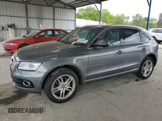 2015 Audi Q5 Premium Plus with VIN WA1LFAFP2FA106971, listed as a Copart auction lot 52291015 with 177,299 mi miles and Salvage title. Bid and sale history available at DreamBid. Image 1.