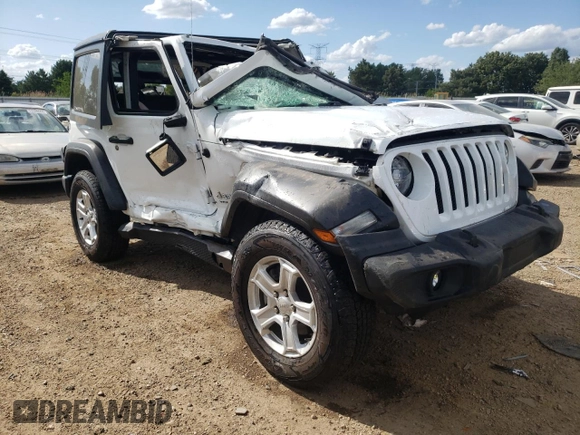2020 Jeep Wrangler Willys with VIN 1C4GJXAN8LW121231, listed as a Copart auction lot 59509274 with Not provided miles and Non repairable. Bid and sale history available at DreamBid. Image 4.