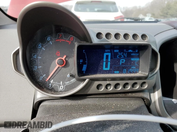 2013 Chevrolet Sonic LT with VIN 1G1JC5SB7D4103883, listed as a Copart auction lot 44175705 with 81,999 mi miles and Salvage Title. Bid and sale history available at DreamBid. Image 9.