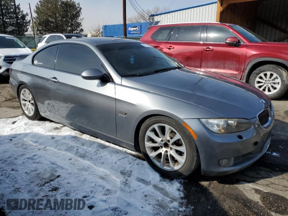 2009 BMW 3 Series 335i xDrive with VIN WBAWC73529E068704, listed as a Copart auction lot 45873805 with 72,303 mi miles and Salvage Title. Bid and sale history available at carsss.com. Image 4.