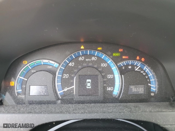 2013 Toyota Camry Hybrid LE with VIN 4T1BD1FK4DU083986, listed as a Copart auction lot 53278545 with 96,585 mi miles and Salvage Title. Bid and sale history available at carsss.com. Image 9.