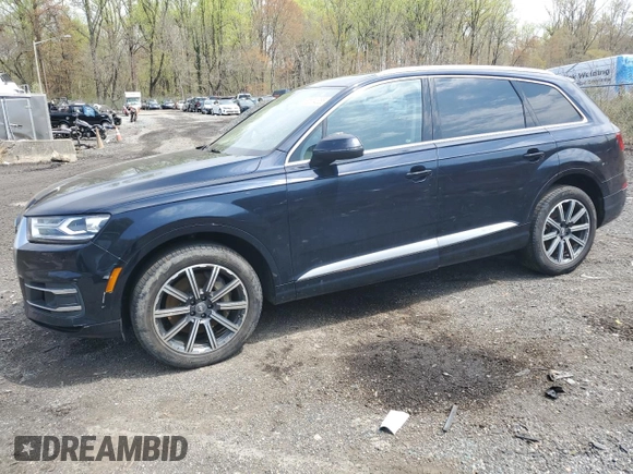 2017 Audi Q7 Premium Plus with VIN WA1LAAF72HD015523, listed as a Copart auction lot 52874355 with 150,977 mi miles and Clean Title. Bid and sale history available at carsss.com. Image 1.