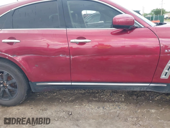 2017 Infiniti QX70 с VIN JN8CS1MW6HM413089, выставлен на аукционе IAAI как лот 42183828 с пробегом 121 920 миль миль и . История ставок и продаж доступна на DreamBid. Изображение 6.