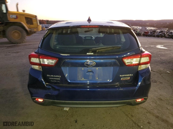 2017 Subaru Impreza Sport with VIN 4S3GTAK68H1714493, listed as a Copart auction lot 80633344 with 124,576 mi miles and Salvage Title. Bid and sale history available at carsss.com. Image 6.