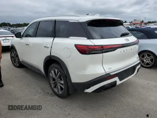 2024 Infiniti QX60 Luxe with VIN 5N1DL1FSXRC343025, listed as a Copart auction lot 74335204 with Not provided miles and Non repairable. Bid and sale history available at DreamBid. Image 2.