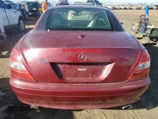 2007 Mercedes-Benz SLK-Class 3.0L with VIN WDBWK54FX7F137632, listed as a Copart auction lot 85145504 with 124,940 mi miles and Clean Title. Bid and sale history available at carsss.com. Image 6.