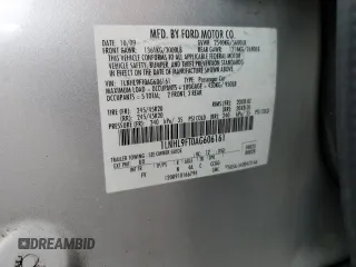 2010 Lincoln MKS EcoBoost with VIN 1LNHL9FT0AG606161, listed as a Copart auction lot 51686965 with 143,188 mi miles and Salvage Title. Bid and sale history available at DreamBid. Image 12.