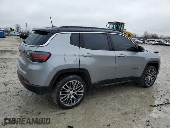 2023 Jeep Compass Limited with VIN 3C4NJDCN3PT508543, listed as a Copart auction lot 81817124 with 14,518 mi miles and Salvage Title. Bid and sale history available at carsss.com. Image 3.