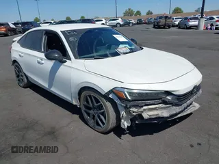 2023 Honda Civic Sport with VIN 2HGFE2F57PH518785, listed as a IAAI auction lot 42294166 with 82,623 mi miles and . Bid and sale history available at DreamBid. Image 1.