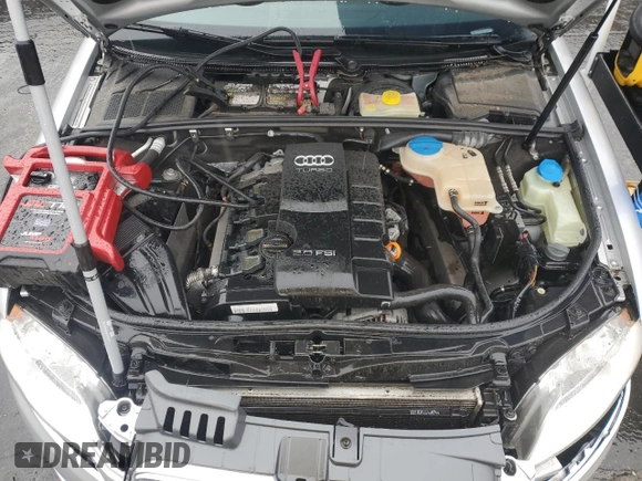2008 Audi A4 2.0T with VIN WAUAF78EX8A122976, listed as a Copart auction lot 47890525 with 102,331 mi miles and Salvage title. Bid and sale history available at DreamBid. Image 11.