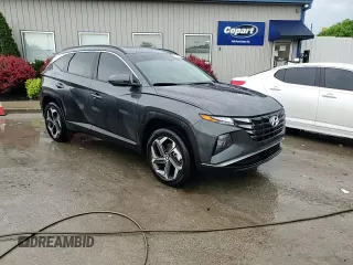 2023 Hyundai Tucson SEL with VIN 5NMJFCAE1PH293108, listed as a Copart auction lot 57083535 with 30,702 mi miles and Salvage title. Bid and sale history available at DreamBid. Image 14.