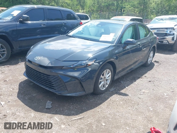 2025 Toyota Camry LE with VIN 4T1DAACK6SU584011, listed as a IAAI auction lot 42119086 with 7,229 mi miles and . Bid and sale history available at DreamBid. Image 17.